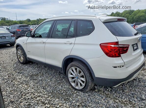 5UXWX9C30H0T22440 2017 BMW X3 White უკანა მარჯვენა