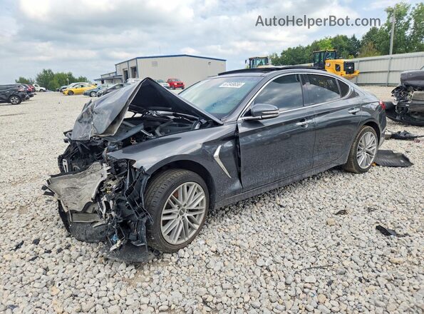 KMTG64LAXMU079895 2021 GENESIS G70 Gray Հետևի ձախ