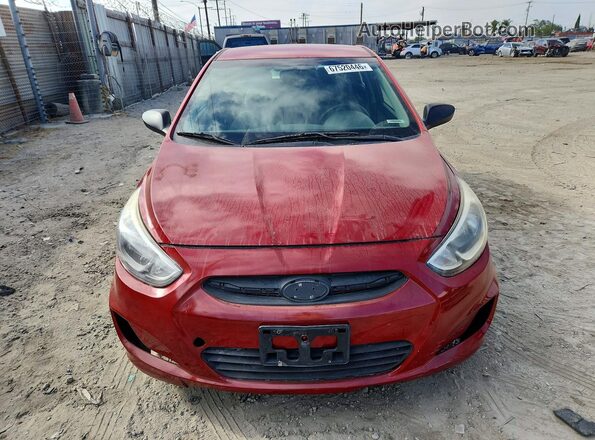 KMHCT5AE7HU300419 2017 HYUNDAI ACCENT Red Rear view