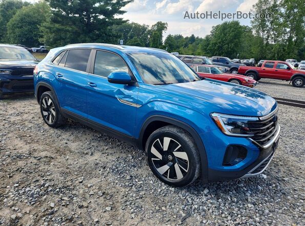 1V2HE2CA2RC234378 2024 VOLKSWAGEN ATLAS Blue Vista frontal