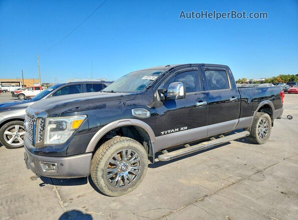 1N6AA1F41HN507860 2017 NISSAN TITAN Black Tył lewy