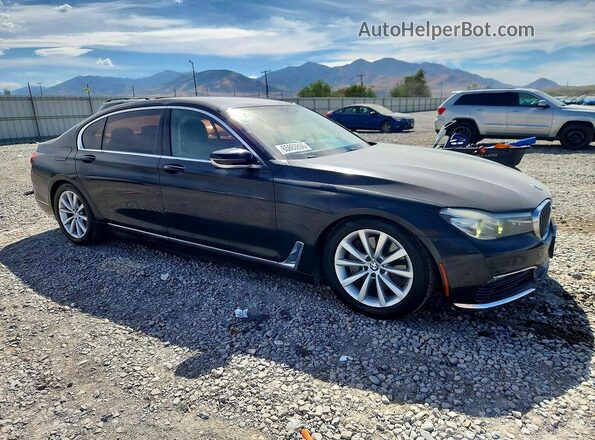WBA7E2C50GG546685 2016 BMW 7 SERIES Black Front view