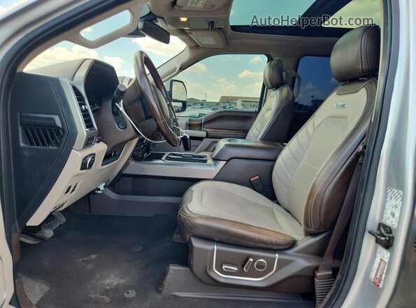 1FT7W2BT1KEC22231 2019 FORD F250 Silver Вид панелі приладів
