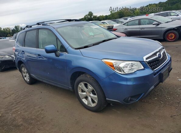 JF2SJARC7GH547496 2016 SUBARU FORESTER Blue Front view