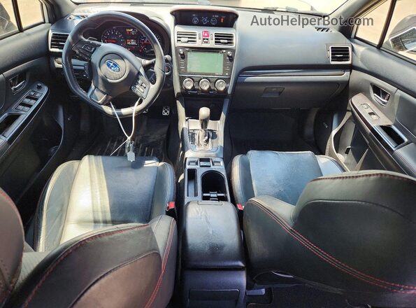 JF1VA1L63J8834295 2018 SUBARU WRX White Vista del cuadro de instrumentos