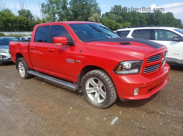 1C6RR7MT0HS743565 2017 RAM 1500 Красный Вид спереди