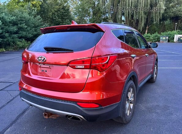 5XYZUDLB5GG377024 2016 HYUNDAI SANTA FE Red Передня права чверть