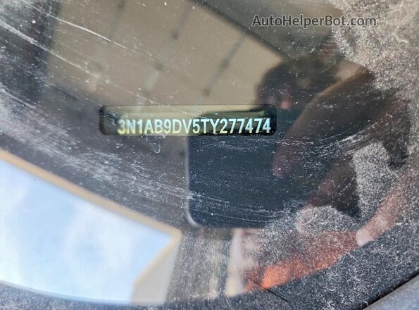 3N1AB9DV5TY277474 2026 NISSAN SENTRA Black Widok naklejki z numerem VIN