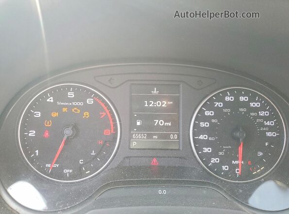 WAUA7GFF4G1023352 2016 AUDI A3 Gray Հետևի նստատեղերի տեսք