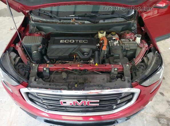 3GKALNEU9JL248955 2018 GMC TERRAIN Red Вид наклейки з VIN-кодом