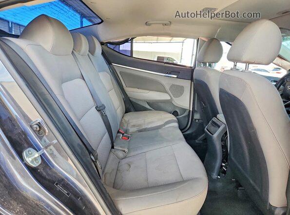 5NPD84LF0LH585011 2020 HYUNDAI ELANTRA Gray Սալոնի հետևի տեսք