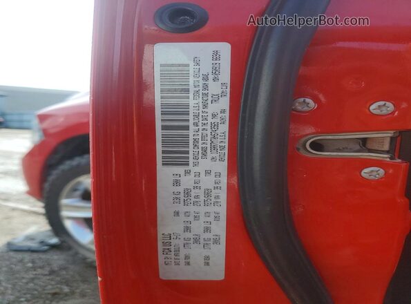 1C6RR7MT0HS743565 2017 RAM 1500 Красный Вид наклейки с VIN-кодом