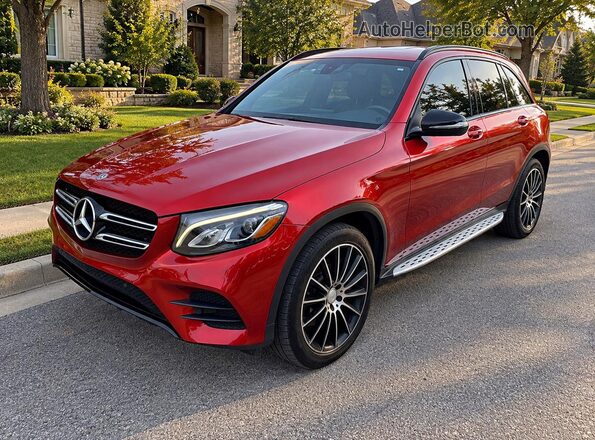 WDC0G4JB5JV079991 2018 MERCEDES-BENZ GLC-CLASS Red Rear right