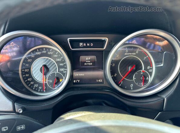 WDCYC7DF4HX268046 2017 MERCEDES-BENZ G-CLASS Black Вид щитка приладів