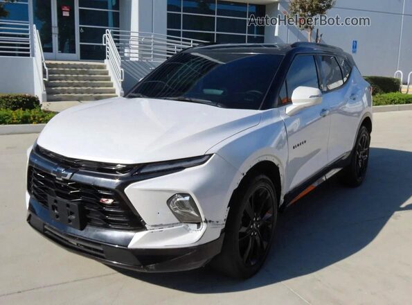 3GNKBERS7RS161043 2024 CHEVROLET BLAZER White Задня права чверть