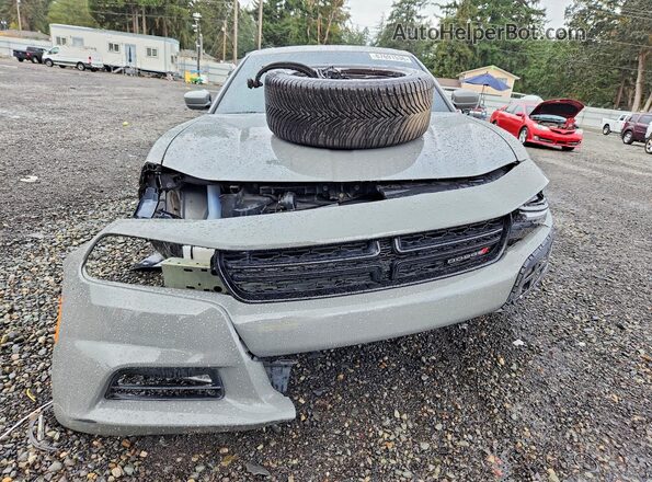 2C3CDXCT1HH595954 2017 DODGE CHARGER Gray Հետևի տեսք