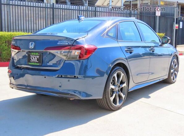 2HGFE4F85SH325565 2025 HONDA CIVIC Синий Передняя правая четверть