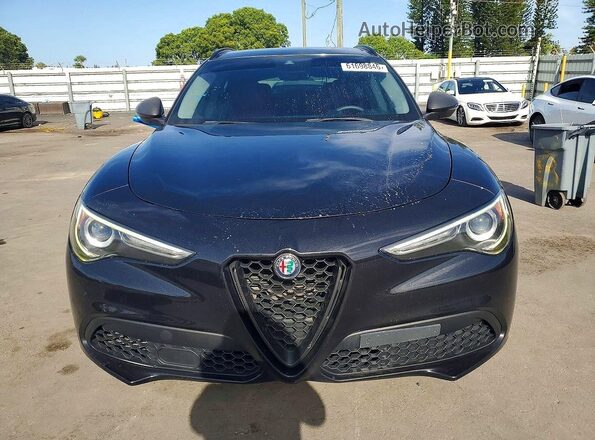 ZASFAKPN9J7C08379 2018 ALFA ROMEO STELVIO Черный Вид сзади