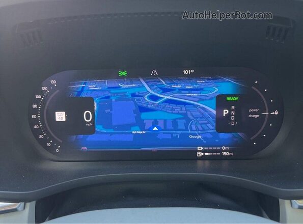 YV4BR0DL3N1995925 2022 VOLVO XC60 Black Instrument cluster view