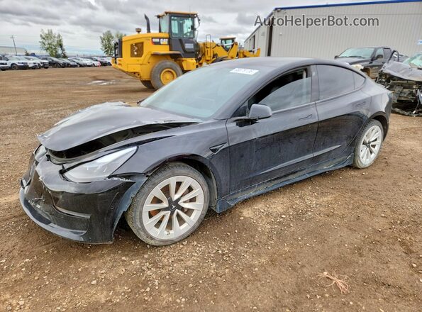 5YJ3E1EB7MF916616 2021 TESLA MODEL 3 Черный Задняя левая четверть