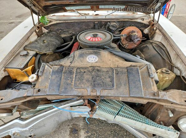 444670H293878 1970 BUICK SKYLARK Белый Вид задней части салона
