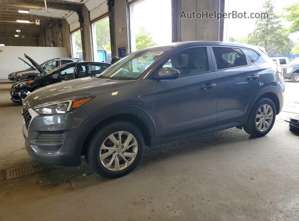 KM8J23A47KU957394 2019 HYUNDAI TUCSON Gray Trasero izquierdo