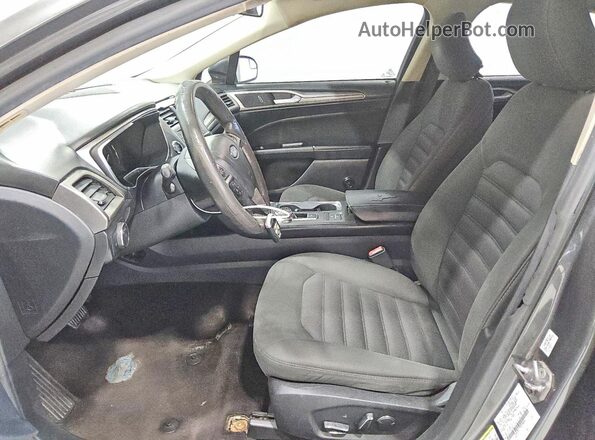 3FA6P0LU7HR358606 2017 FORD FUSION Gray Առջևի վահանակի տեսք