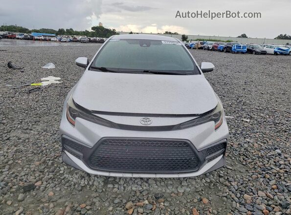 JTDS4RCE1LJ028963 2020 TOYOTA COROLLA Серебряный Вид сзади