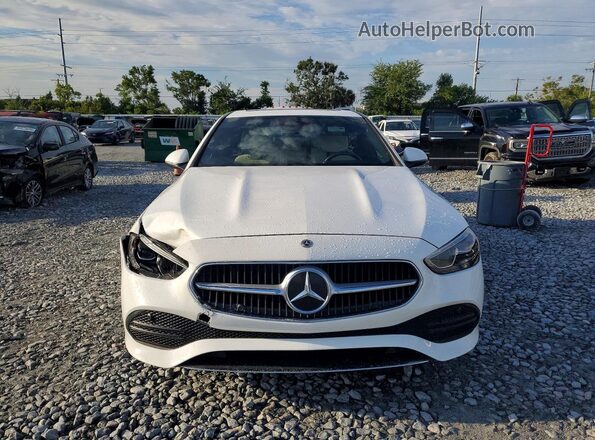 W1KAF4GB9RR172432 2024 MERCEDES-BENZ C White Widok z tyłu