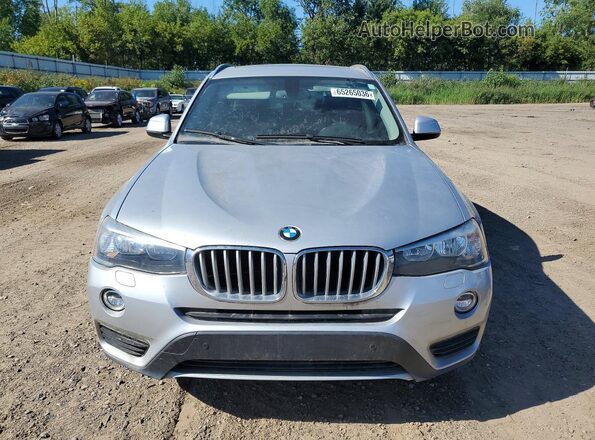 5UXWX9C5XG0D87752 2016 BMW X3 Silver Вид ззаду