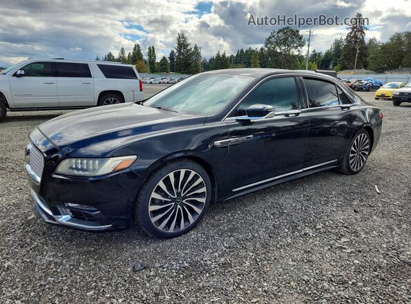 1LN6L9BC7H5600490 2017 LINCOLN CONTINENTA Black Հետևի ձախ