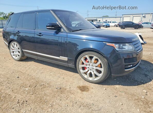 SALGS2PF7GA285582 2016 LAND ROVER RANGE ROVER Blue Vista frontal