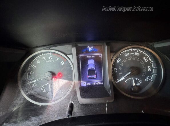 5TFCZ5AN5KX175588 2019 TOYOTA TACOMA Белый Панорамный вид салона 360°