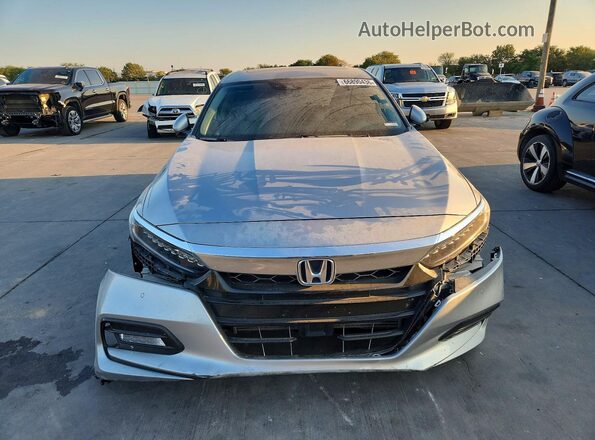 1HGCV2F9XKA006029 2019 HONDA ACCORD Silver უკანა ხედი