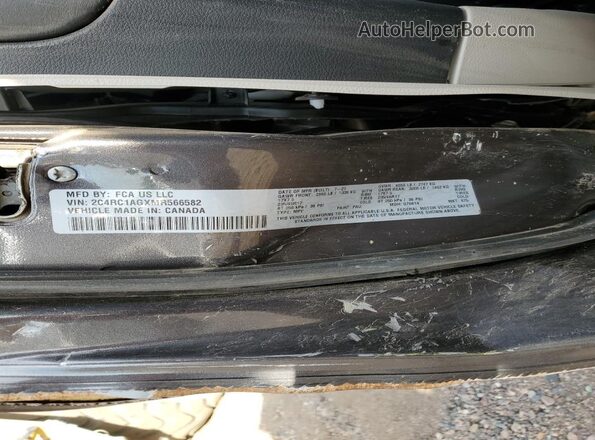 2C4RC1AGXMR566582 2021 CHRYSLER VOYAGER Gray Vista interior de 360 grados