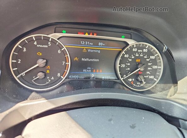 1N4BL4DV7SN335118 2025 NISSAN ALTIMA Red Հետևի նստատեղերի տեսք