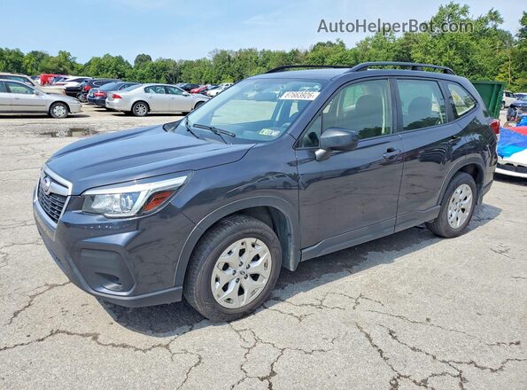 JF2SKACC4KH470293 2019 SUBARU FORESTER Gray Задня ліва чверть