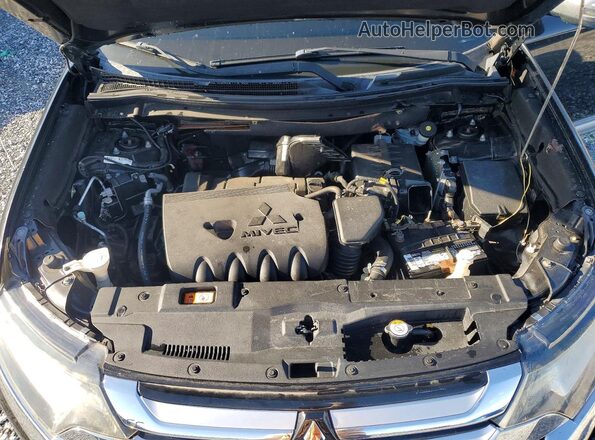JA4AD3A3XHZ005680 2017 MITSUBISHI OUTLANDER Black Вид наклейки з VIN-кодом