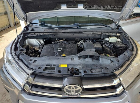5TDKZRFH8HS516910 2017 TOYOTA HIGHLANDER Серебряный Вид наклейки с VIN-кодом