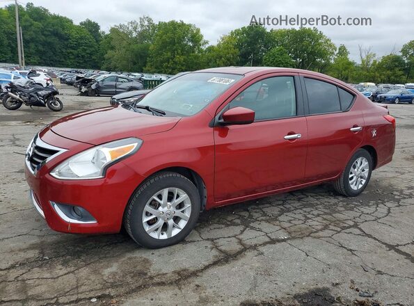 3N1CN7AP5JL833867 2018 NISSAN VERSA Red უკანა მარცხენა