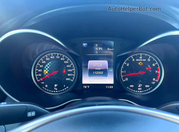 WDDWJ6EB4HF467764 2017 MERCEDES-BENZ C-CLASS Черный Вид задней части салона