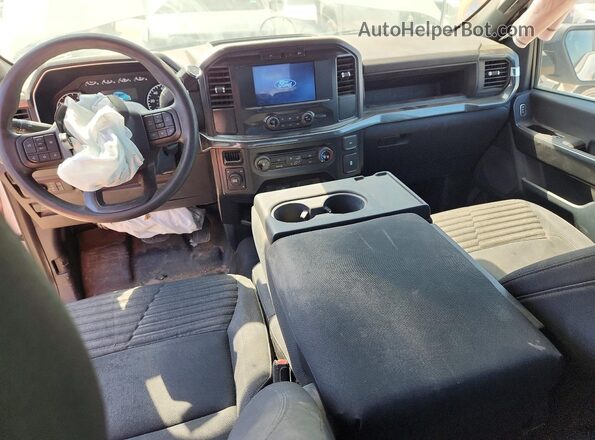 1FTEX1EP2NKE86433 2022 FORD F150 Белый Вид щитка приборов