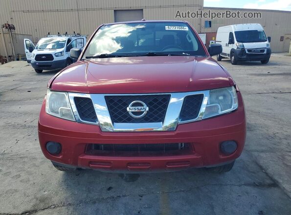 1N6BD0CT7GN786022 2016 NISSAN FRONTIER Burgundy Rear view