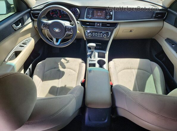 KNAGT4L34G5102737 2016 KIA OPTIMA White Սարքավորումների վահանակի տեսք