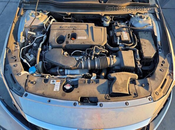 1HGCV2F9XKA006029 2019 HONDA ACCORD Silver ძრავის განყოფილების ხედი