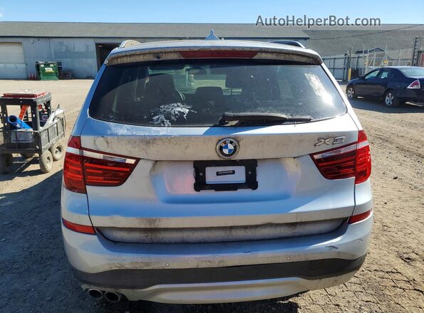 5UXWX9C5XG0D87752 2016 BMW X3 Silver Вид салону спереду