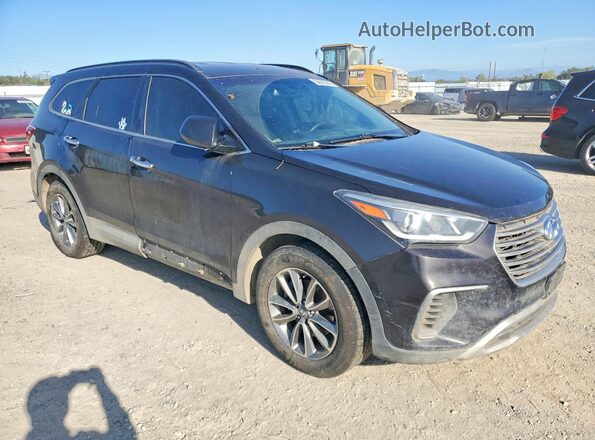 KM8SMDHFXHU176728 2017 HYUNDAI SANTA Black Widok z przodu