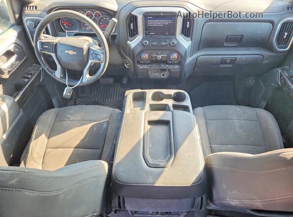 3GCPWCED7KG148459 2019 CHEVROLET SILVERADO Gray ხელსაწყოთა პანელის ხედი