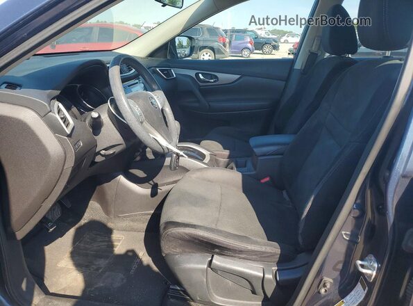 5N1AT2MV7GC763909 2016 NISSAN ROGUE Blue წინა პანელის ხედი