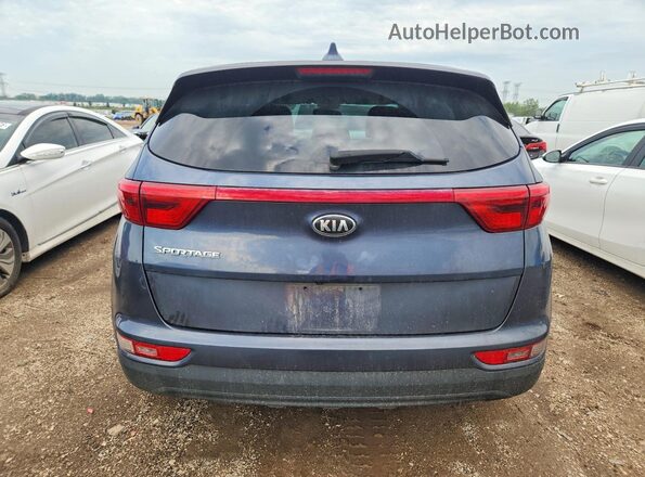 KNDPMCAC8K7619131 2019 KIA SPORTAGE Blue წინა სალონის ხედი